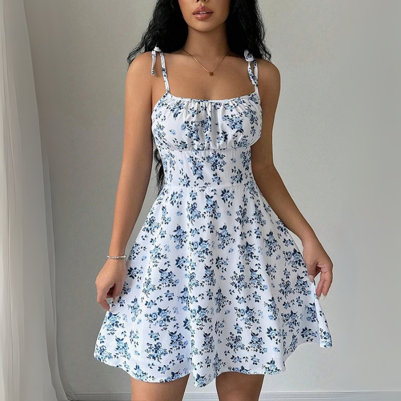 Blossom Breeze – Summer Floral Sundress for Women