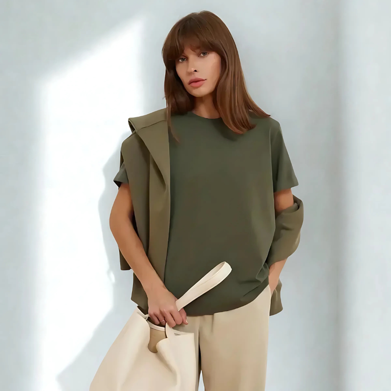 BornLadies PureCotton Tee – Soft Basic Summer Shirt