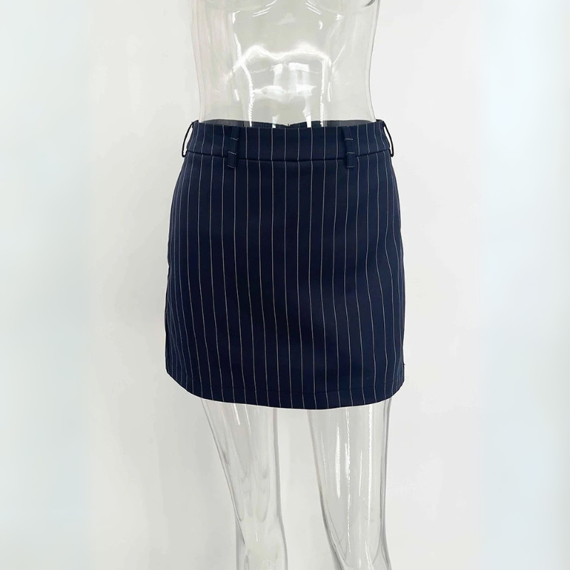 TARUXY™ RibbonLine Striped V-Neck Blazer