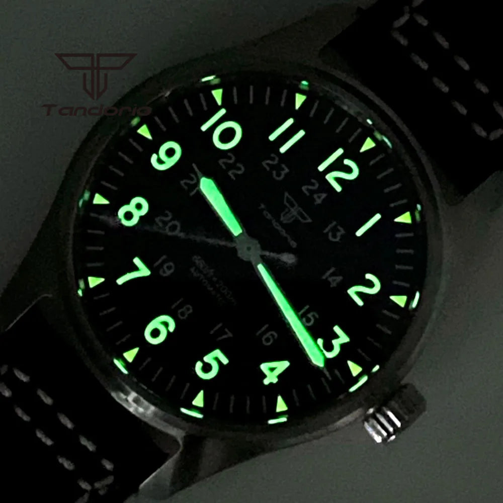 Tandorio 20BAR PilotMaster – Automatic Dive Watch NH35 Sapphire