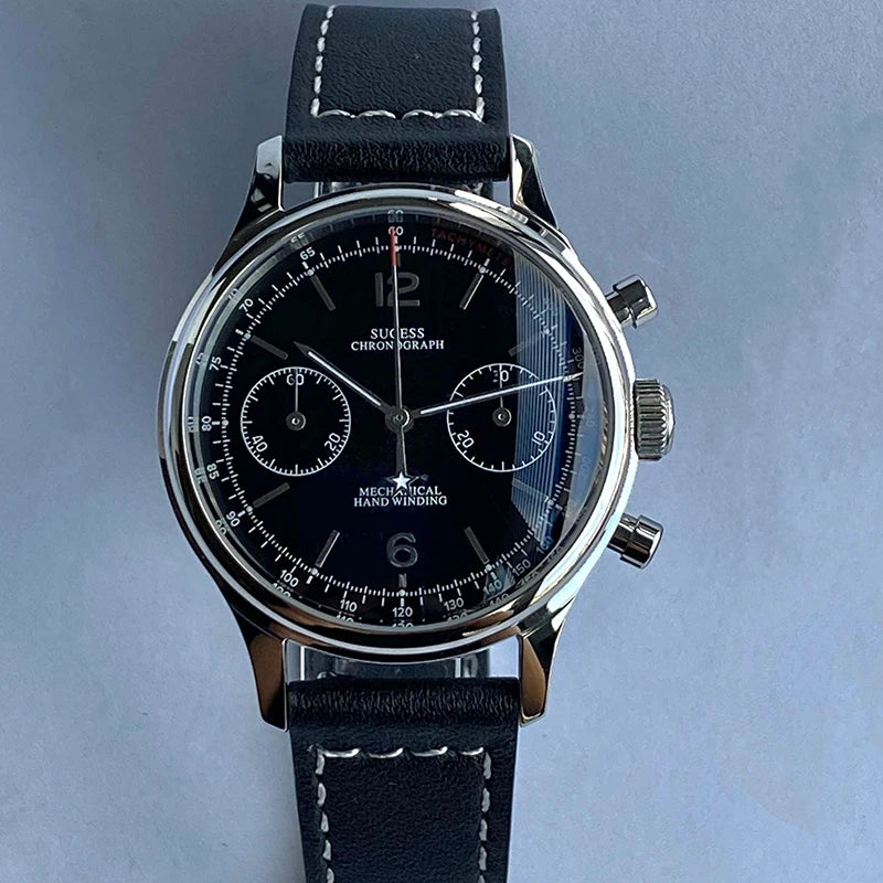 Sugess 1963 Panda Chronograph – ST1901 Pilot Edition