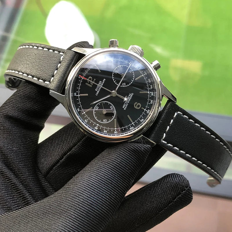 Sugess 1963 Panda Chronograph – ST1901 Pilot Edition
