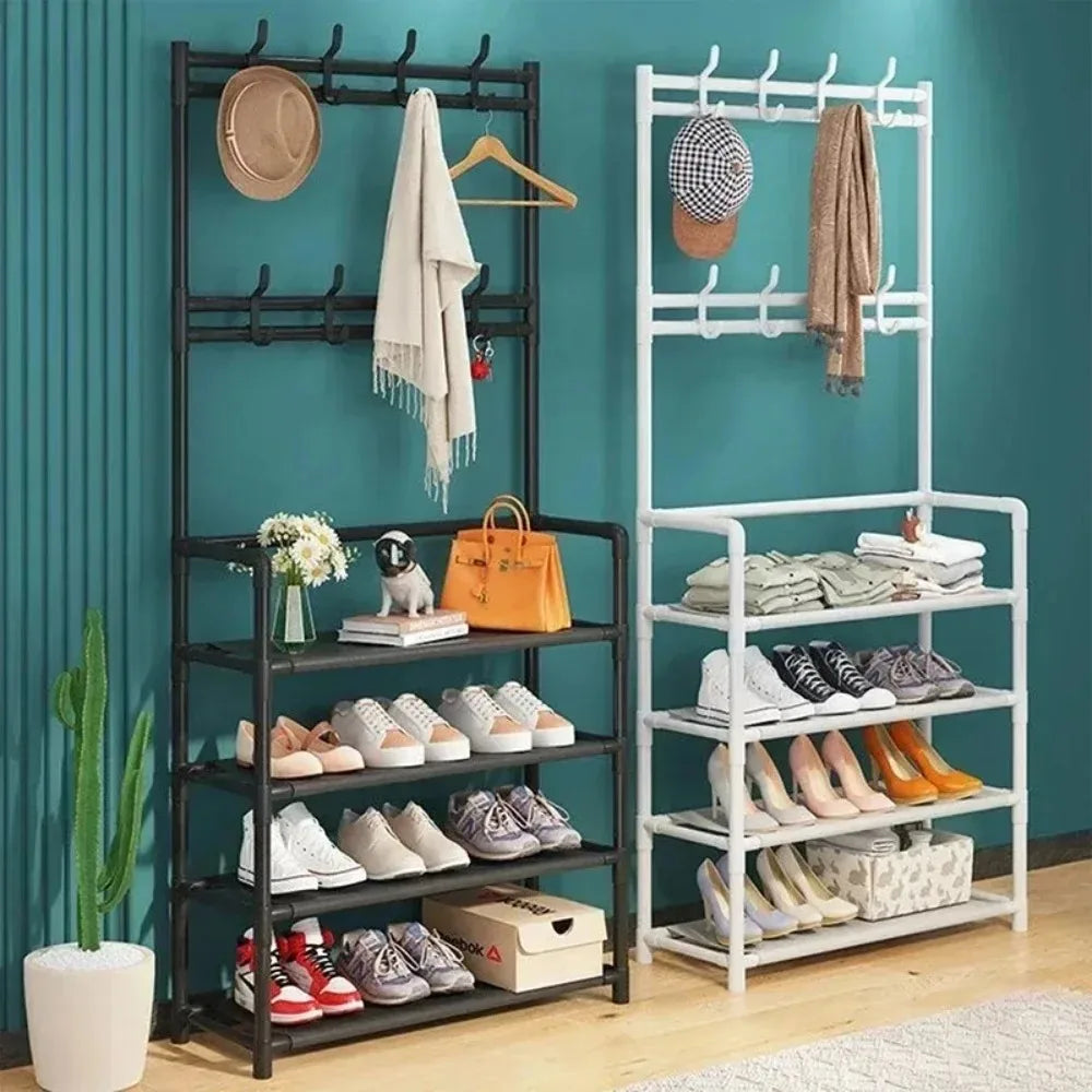 Multi-Layer Clothes & Shoe Rack – Floor Standing