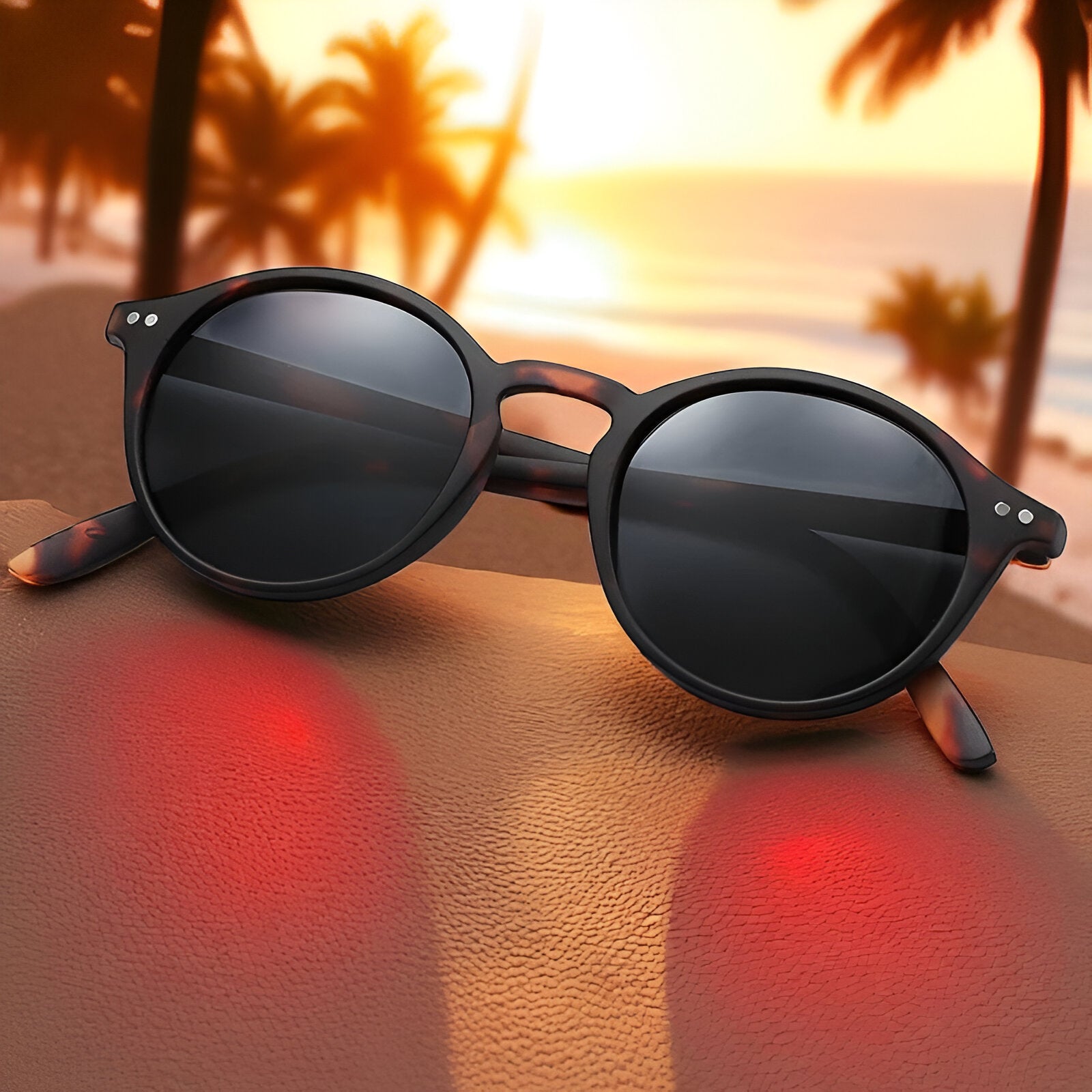 ZENOTTIC RetroRound – Unisex Polarized Sunglasses