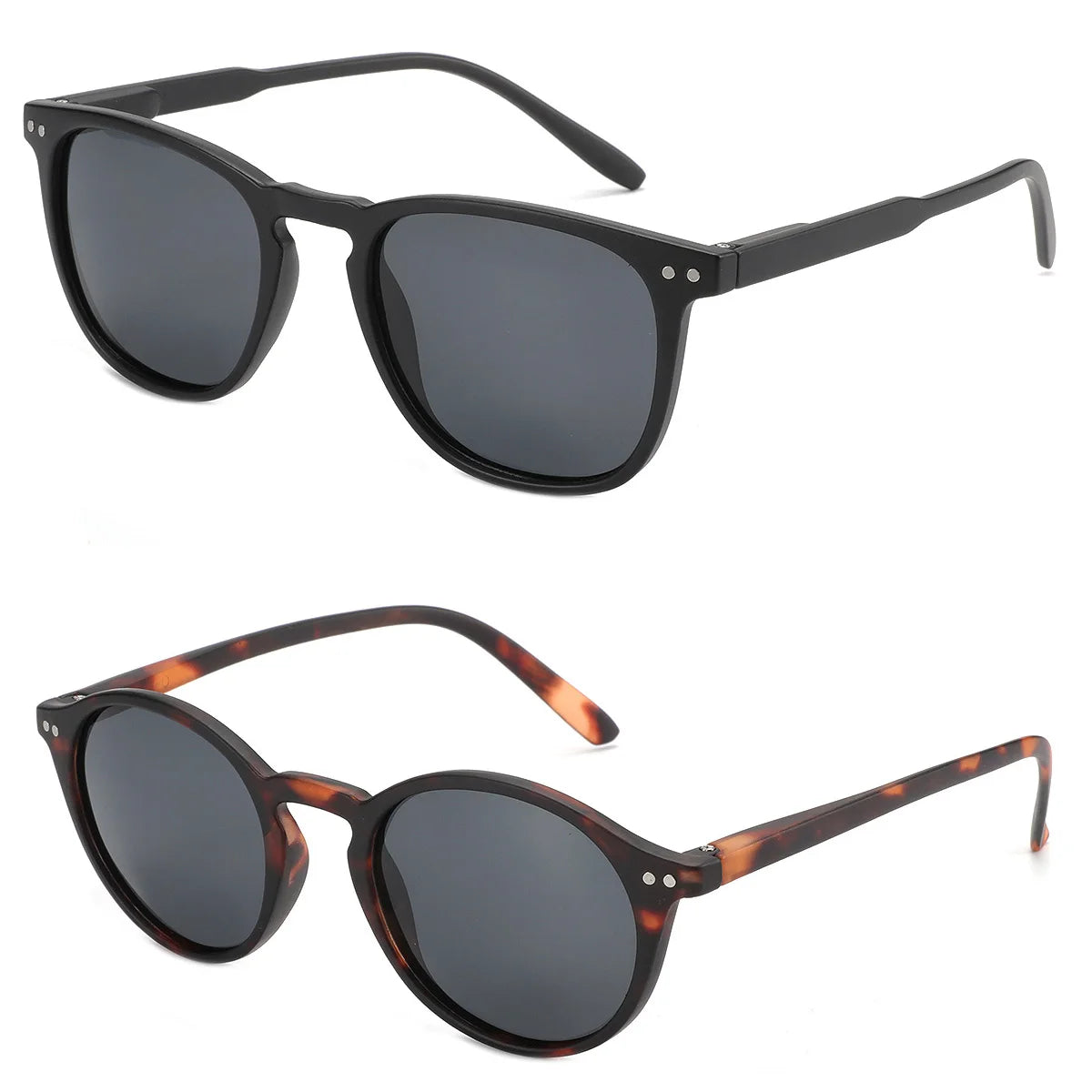 ZENOTTIC RetroRound – Unisex Polarized Sunglasses