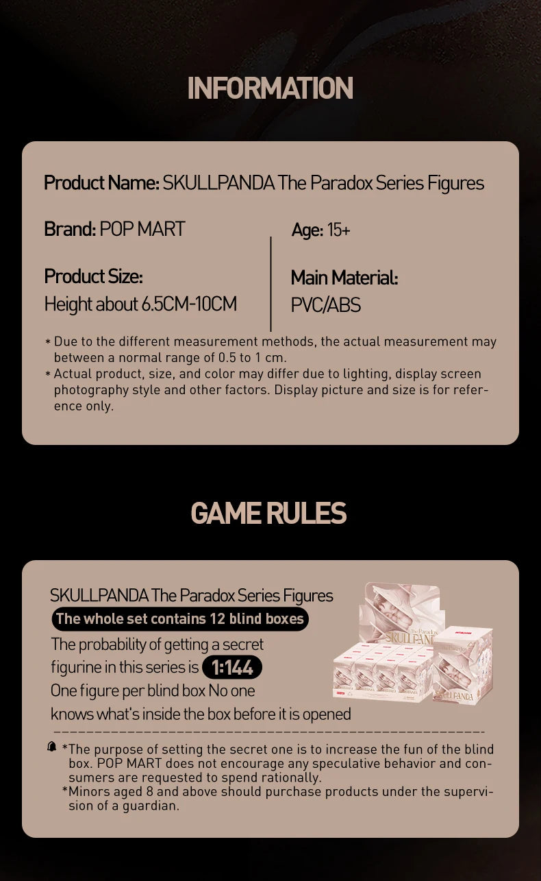 POP MART™ Skullpanda Paradox Series Blind Box Figures