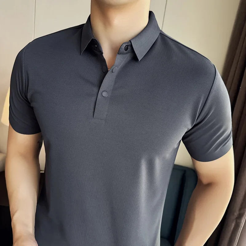 Glacier Flex™ Men's Premium Ice Silk Polo Shirt