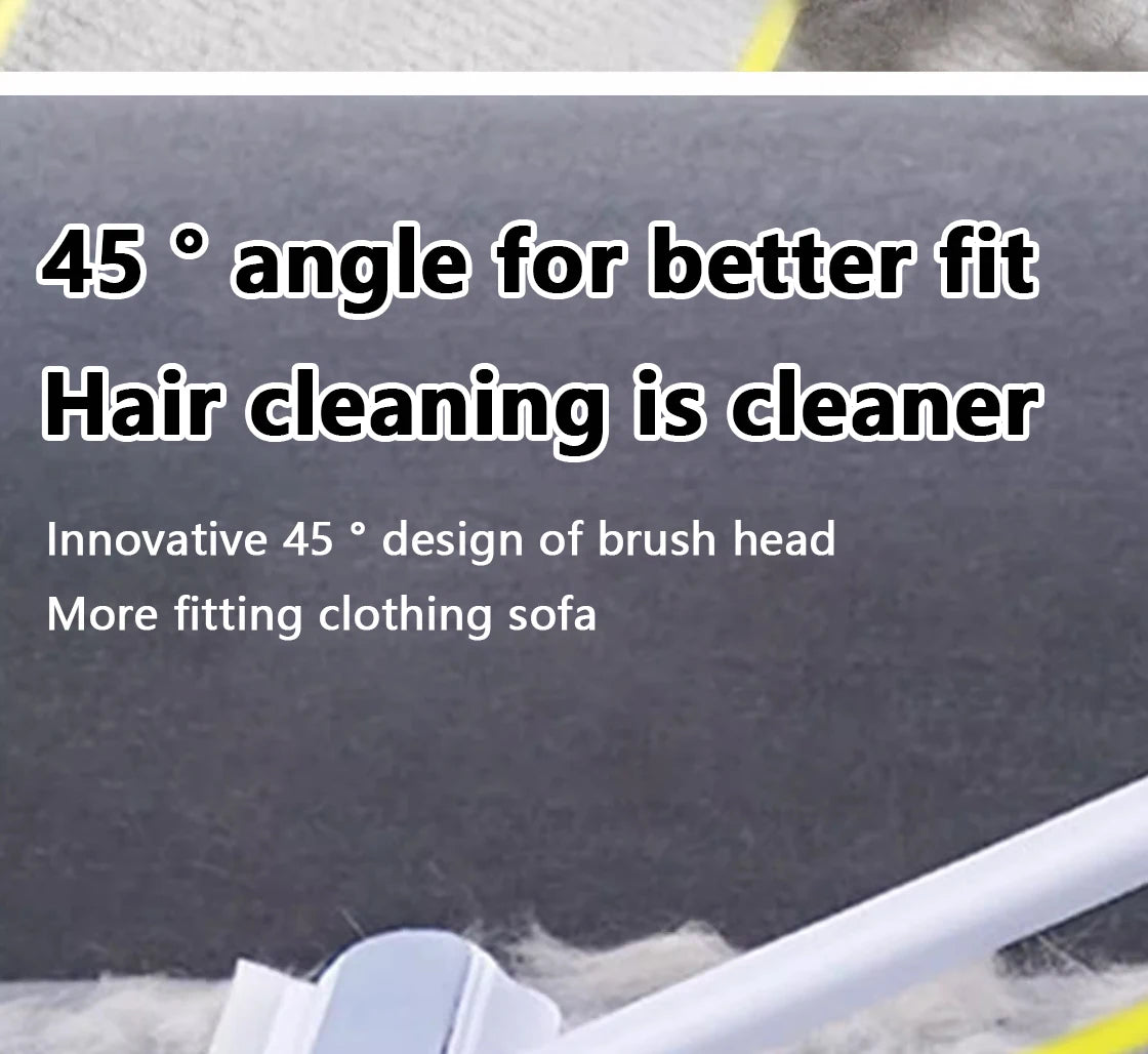 Multifunctional Pet Hair Remover Brush – Long Handle Manual Cat & Dog Fur Cleaning Tool