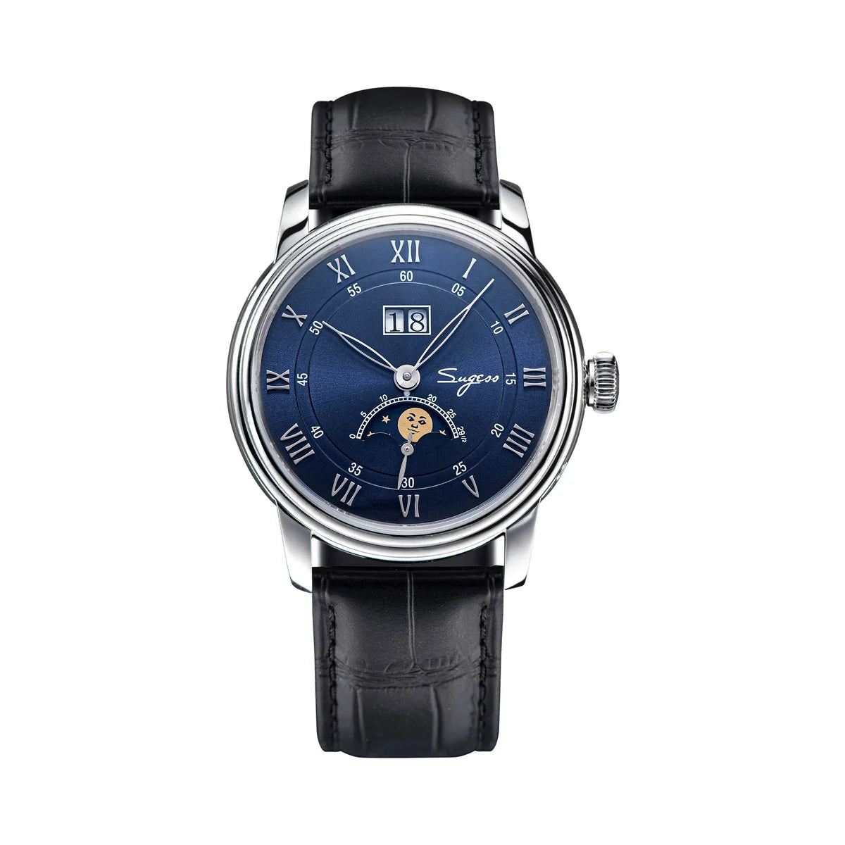 Sugess Blue Moonphase – Automatic Stardust Dial Watch