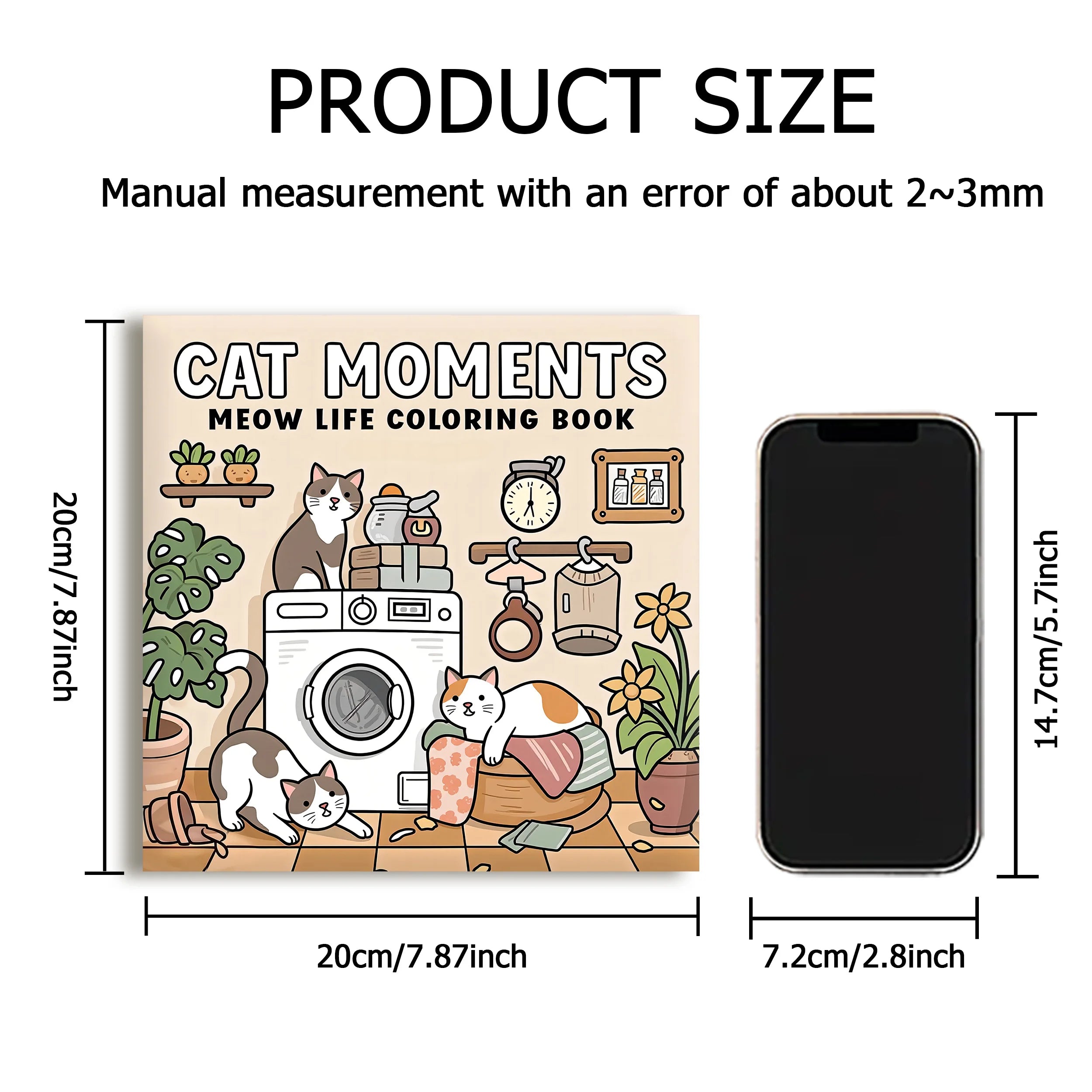 CAT MOMENTS™ Bold & Easy Patterns Coloring Book