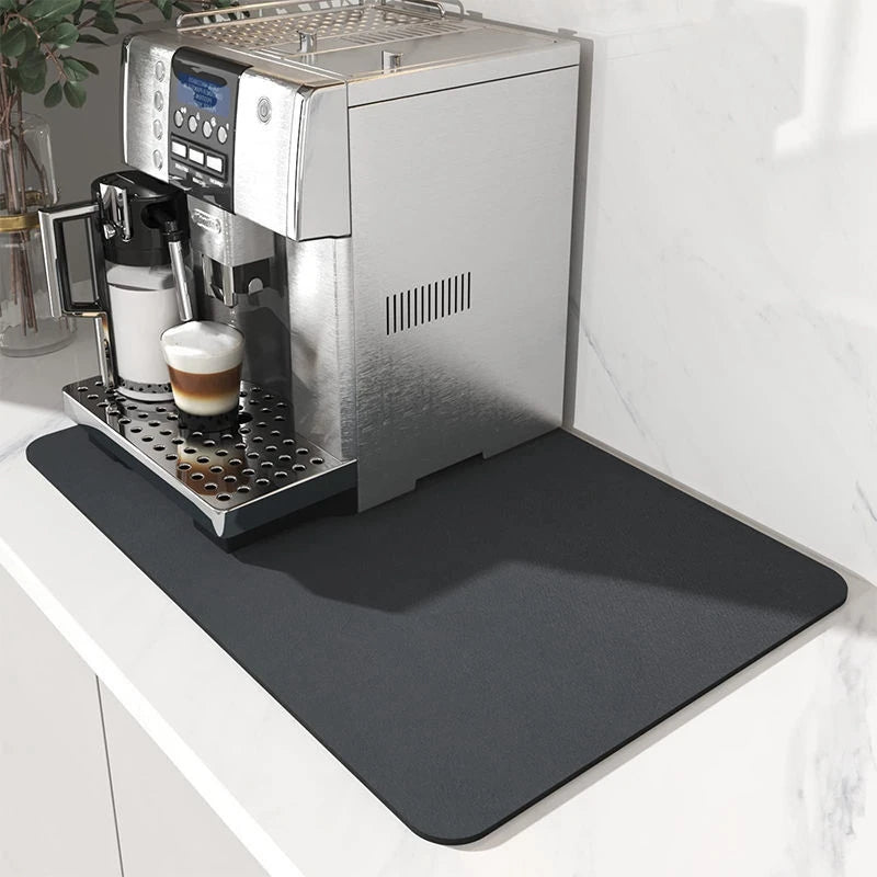 Super Absorbent Kitchen & Bathroom Draining Mat – Quick-Dry Anti-Skid Dish & Coffee Mat