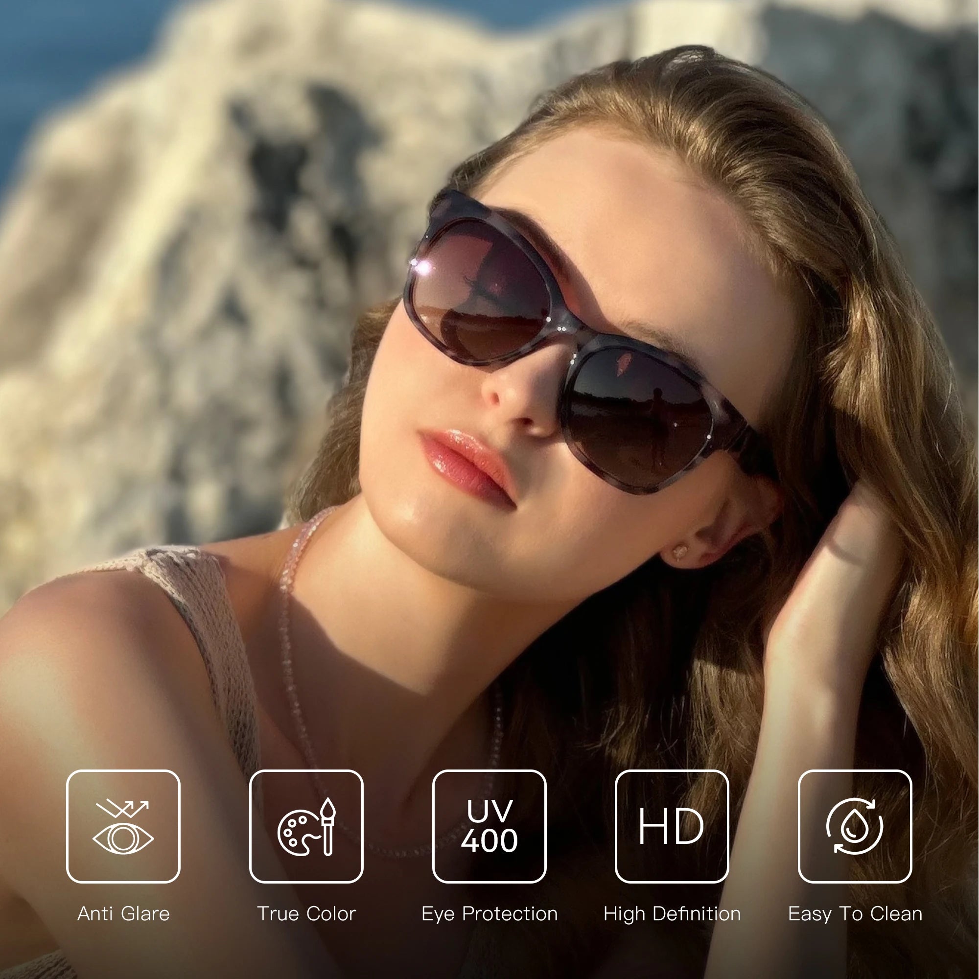 ZENOTTIC Elegance – Retro Cateye Shades UV400