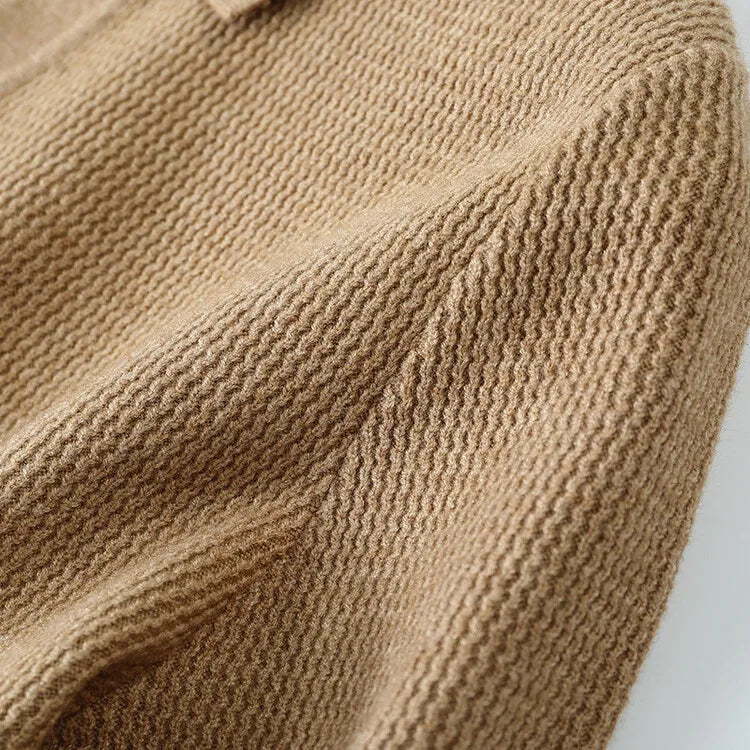 Regent Wool™ Men's Cashmere-Blend Polo Knit