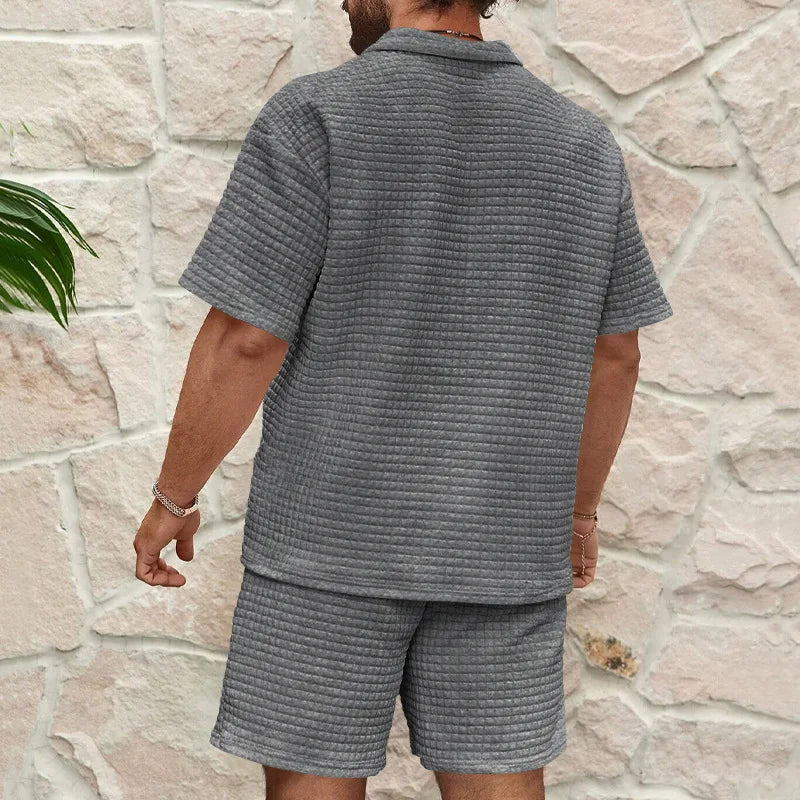 Urban Explorer™ Men's Plaid Lapel Sports Set