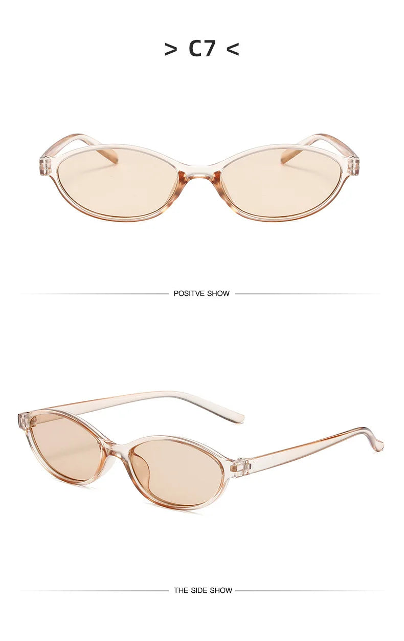 RetroCircle™ Ellipse Sunglasses – Unisex Designer Shades