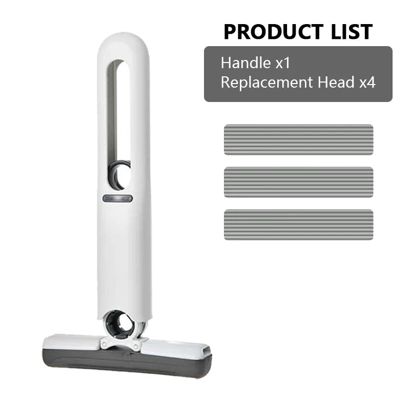 SwiftClean™ Mini Self-Squeeze Folding Mop – Powerful Household Floor & Surface Cleaner