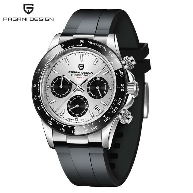 PAGANI DESIGN™ V2 40mm Sapphire Quartz Chronograph Watch