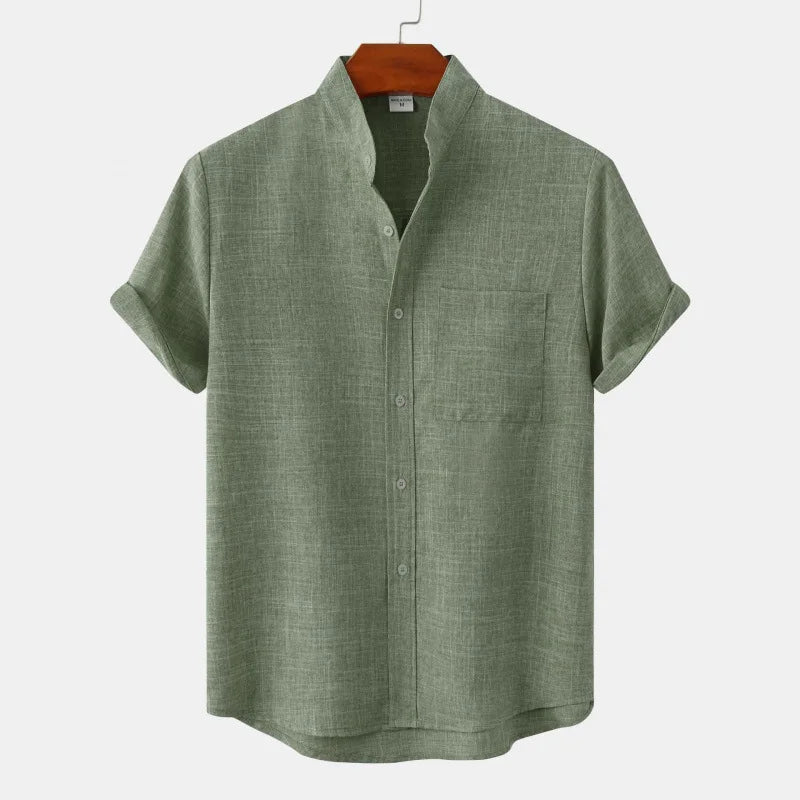 Solaro™ Men’s Linen Shirt – Summer Essential