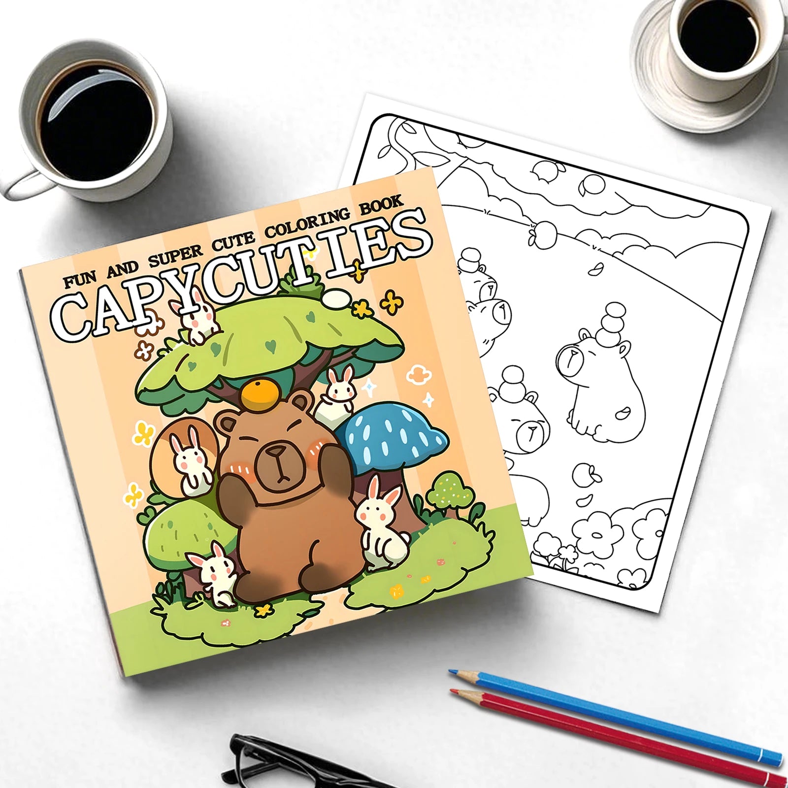 CAPYCUTIES™ Bold & Easy Coloring Book