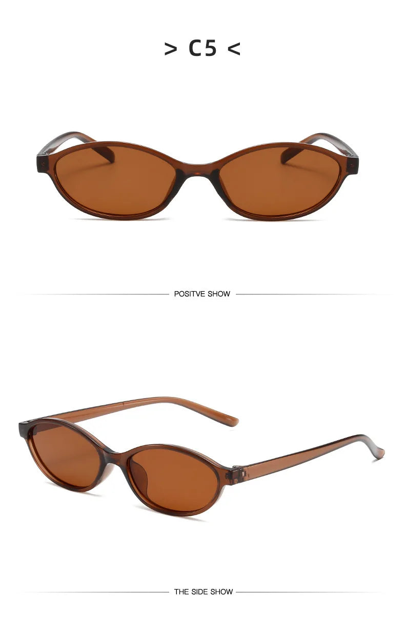 RetroCircle™ Ellipse Sunglasses – Unisex Designer Shades