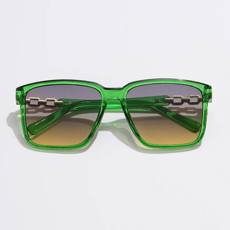 CycleLux™ Women’s Square Sunglasses – Gradient UV400 Fashion Shades