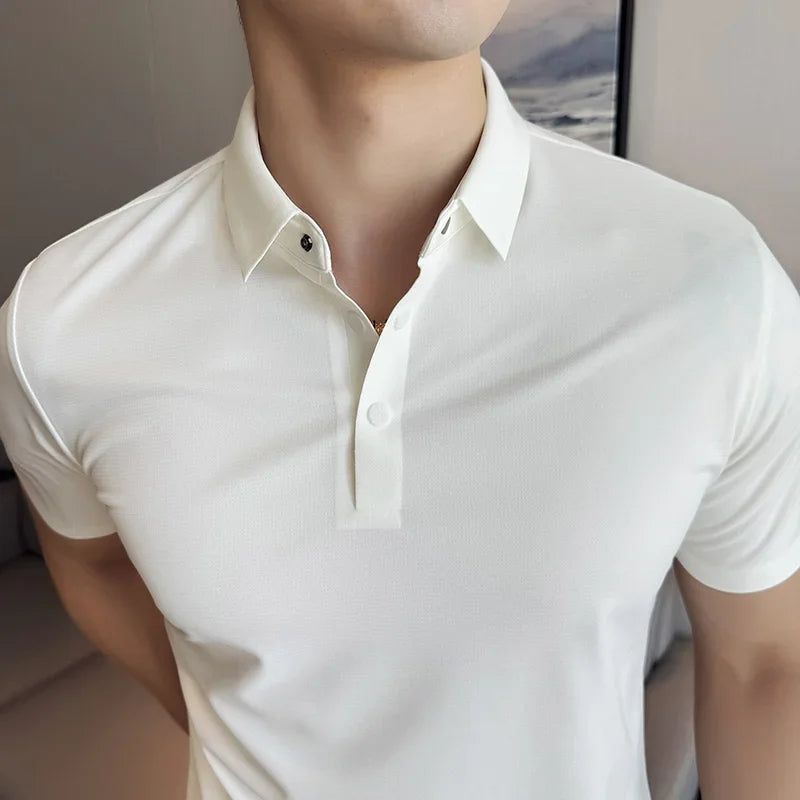 Glacier Flex™ Men's Premium Ice Silk Polo Shirt