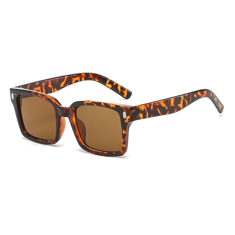 Shadow Luxe™ Retro Rectangle Sunglasses