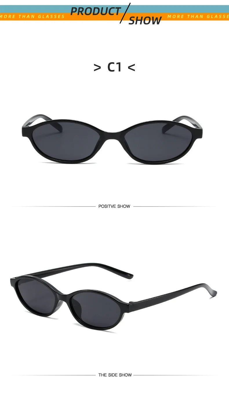 RetroCircle™ Ellipse Sunglasses – Unisex Designer Shades