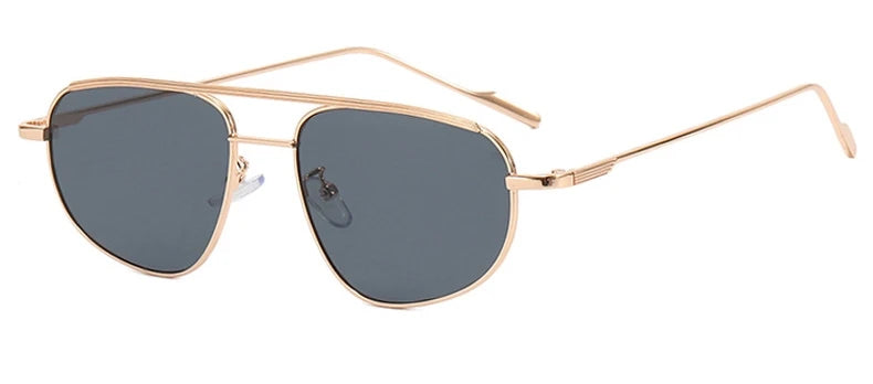 Luxora™ Classic Metal Square Sunglasses UV400 – Unisex Luxury Shades