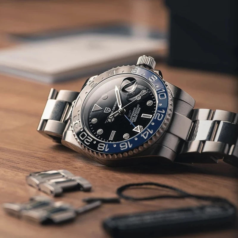 PAGANI DESIGN™ GMT Master – Automatic Stainless Steel Watch