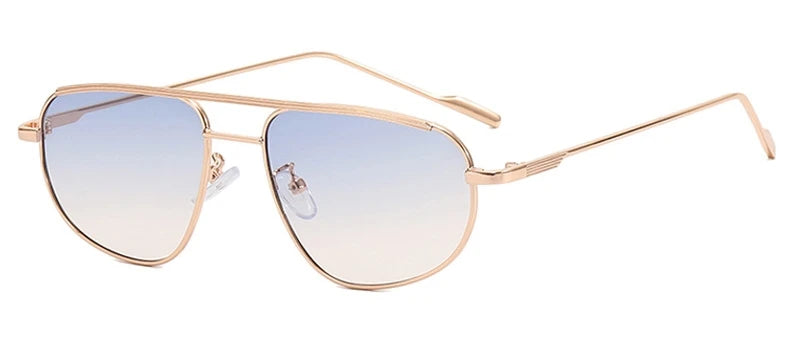 Luxora™ Classic Metal Square Sunglasses UV400 – Unisex Luxury Shades