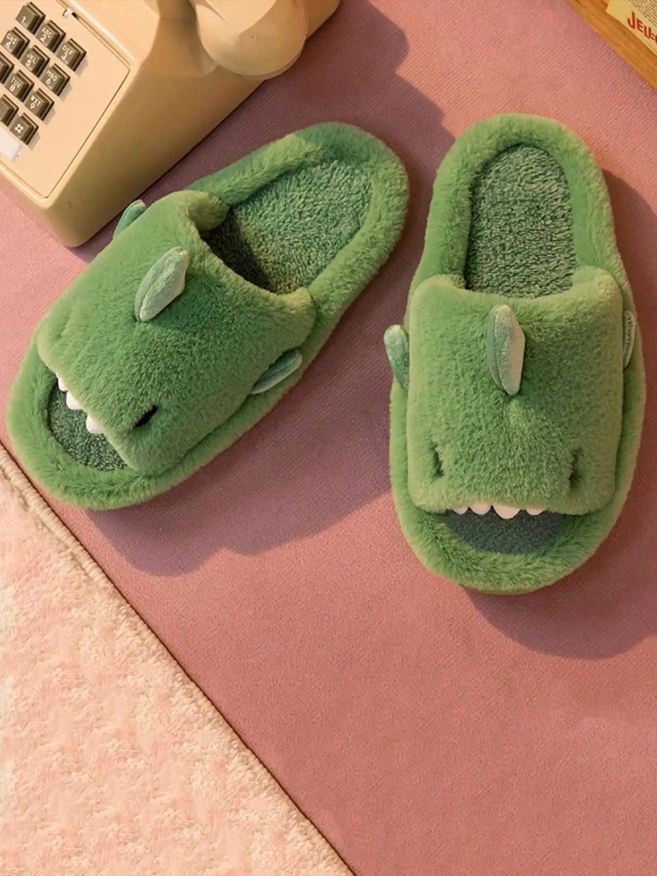 CozyStep™ Men’s Cartoon Plush Cotton Slippers – Soft, Warm & Comfortable Indoor Footwear