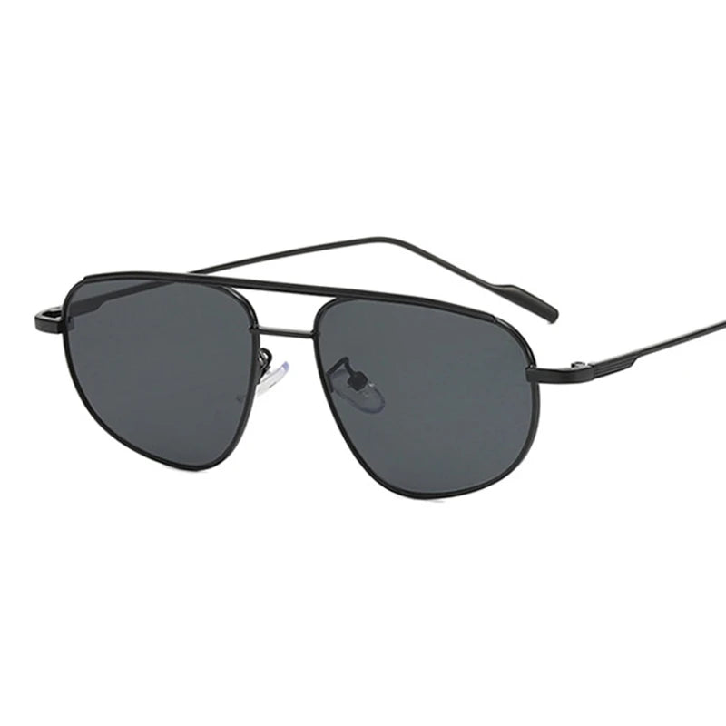 Luxora™ Classic Metal Square Sunglasses UV400 – Unisex Luxury Shades