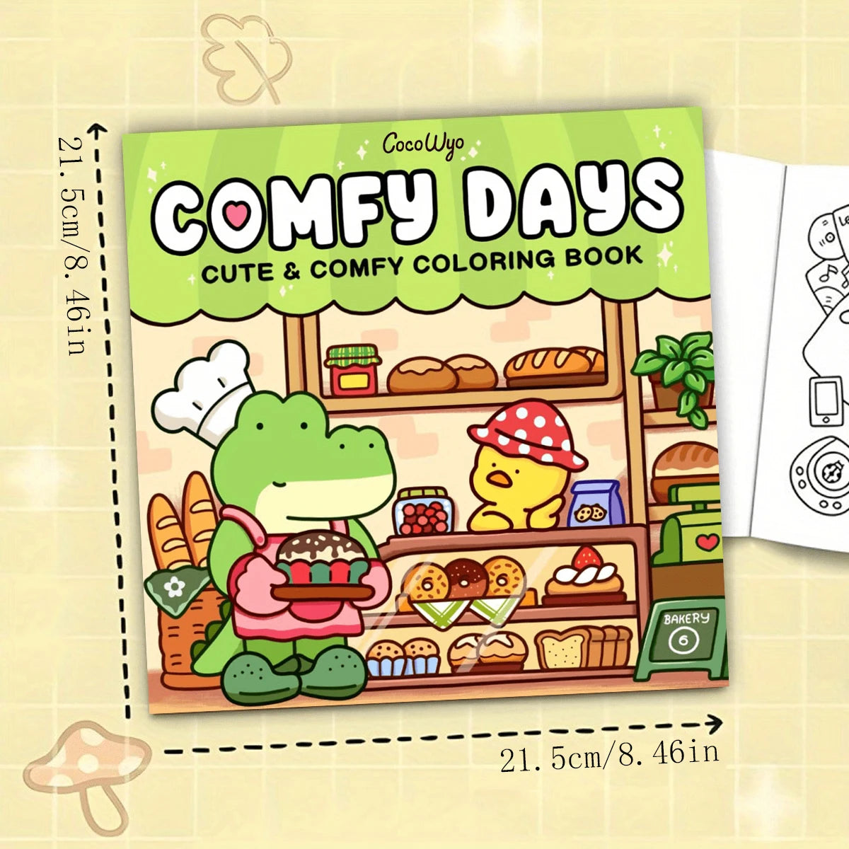 Cozy Spooks™ Halloween Coloring Book – Adorable Creepy Creatures Edition