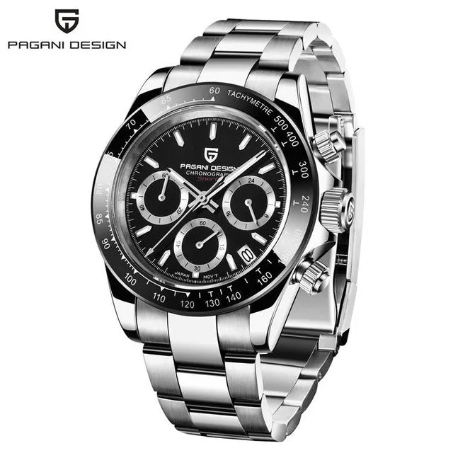 PAGANI DESIGN™ V2 40mm Sapphire Quartz Chronograph Watch