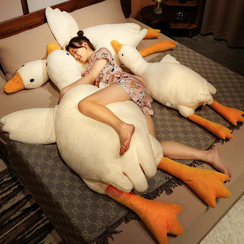 CozyNest™ Goose Plush Sleeping Pillow