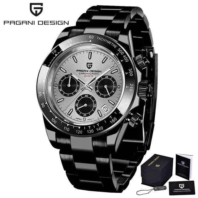 PAGANI DESIGN™ V2 40mm Sapphire Quartz Chronograph Watch