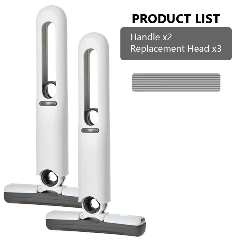 SwiftClean™ Mini Self-Squeeze Folding Mop – Powerful Household Floor & Surface Cleaner