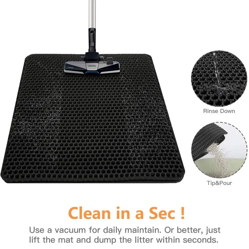 Waterproof Cat Litter Mat – Double Layer