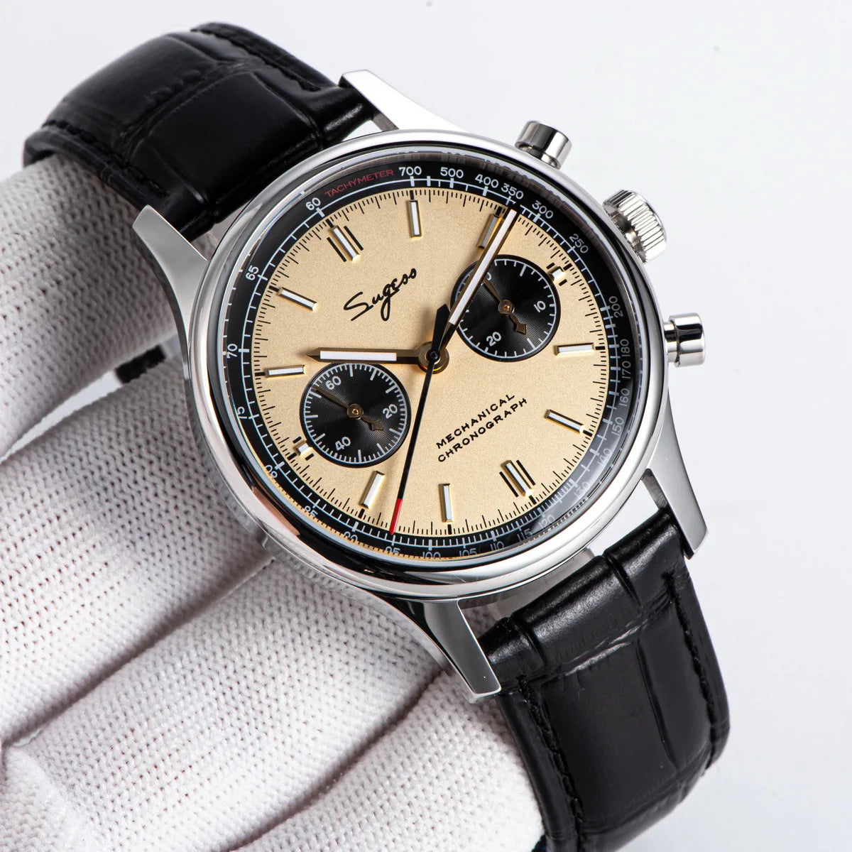 Sugess 1963 Panda Chronograph – ST1901 Pilot Edition