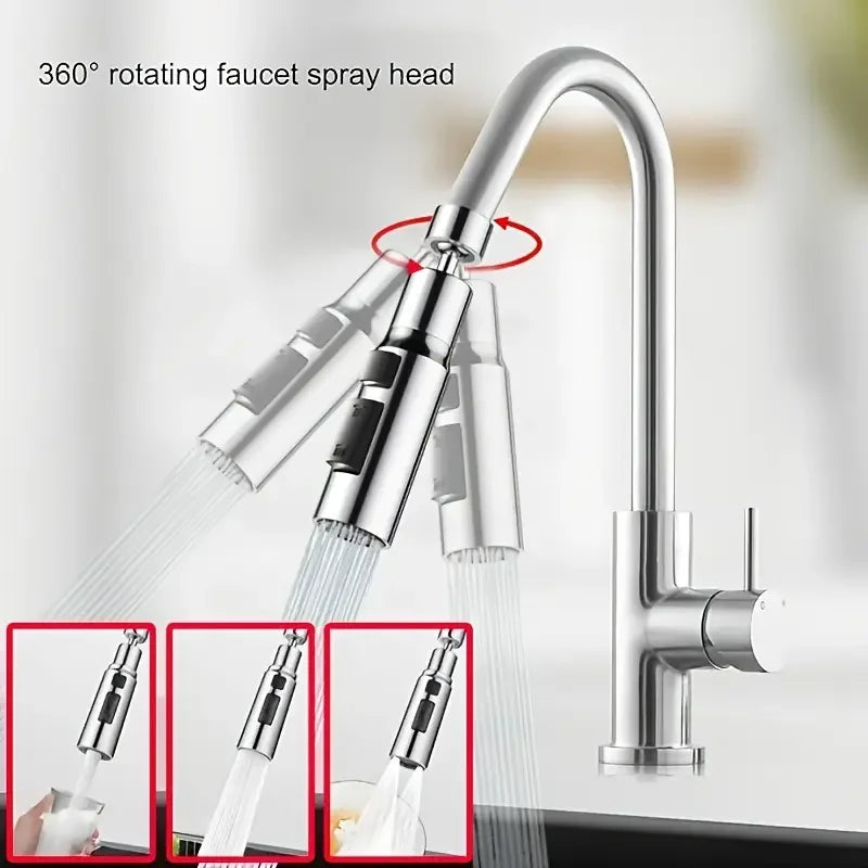 Universal Swivel Kitchen Faucet – 3 Modes