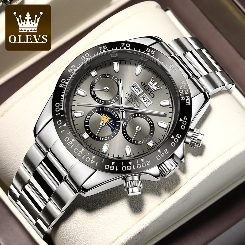 OLEVS ChronoMaster 6654 – Automatic Sport Luxury Watch