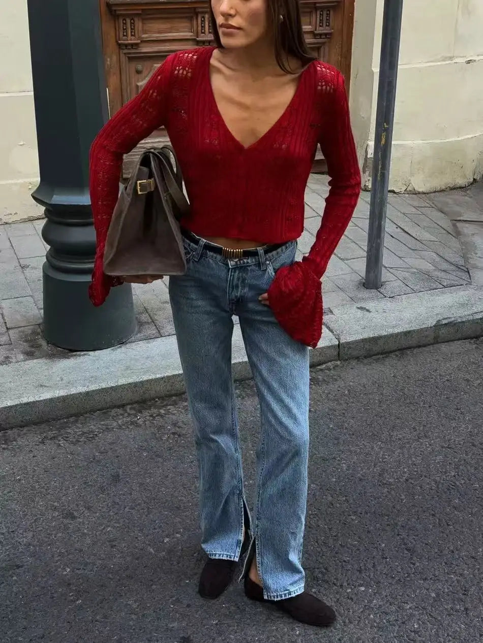 LunaWeave™ Hollow-Knit Summer Cardigan