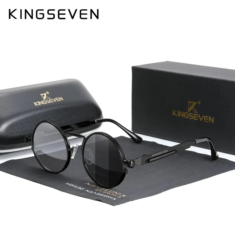 KINGSEVEN Eclipse Series – Polarized Vintage Sunglasses