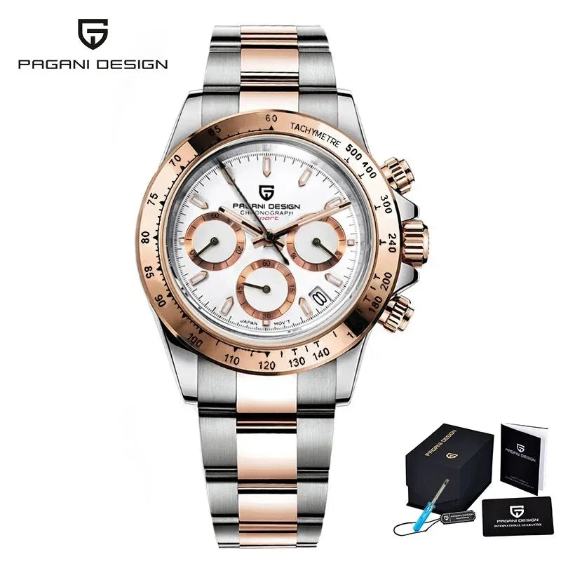 PAGANI DESIGN PD-1644 Chocolate – Men’s Luxury Chronograph Watch