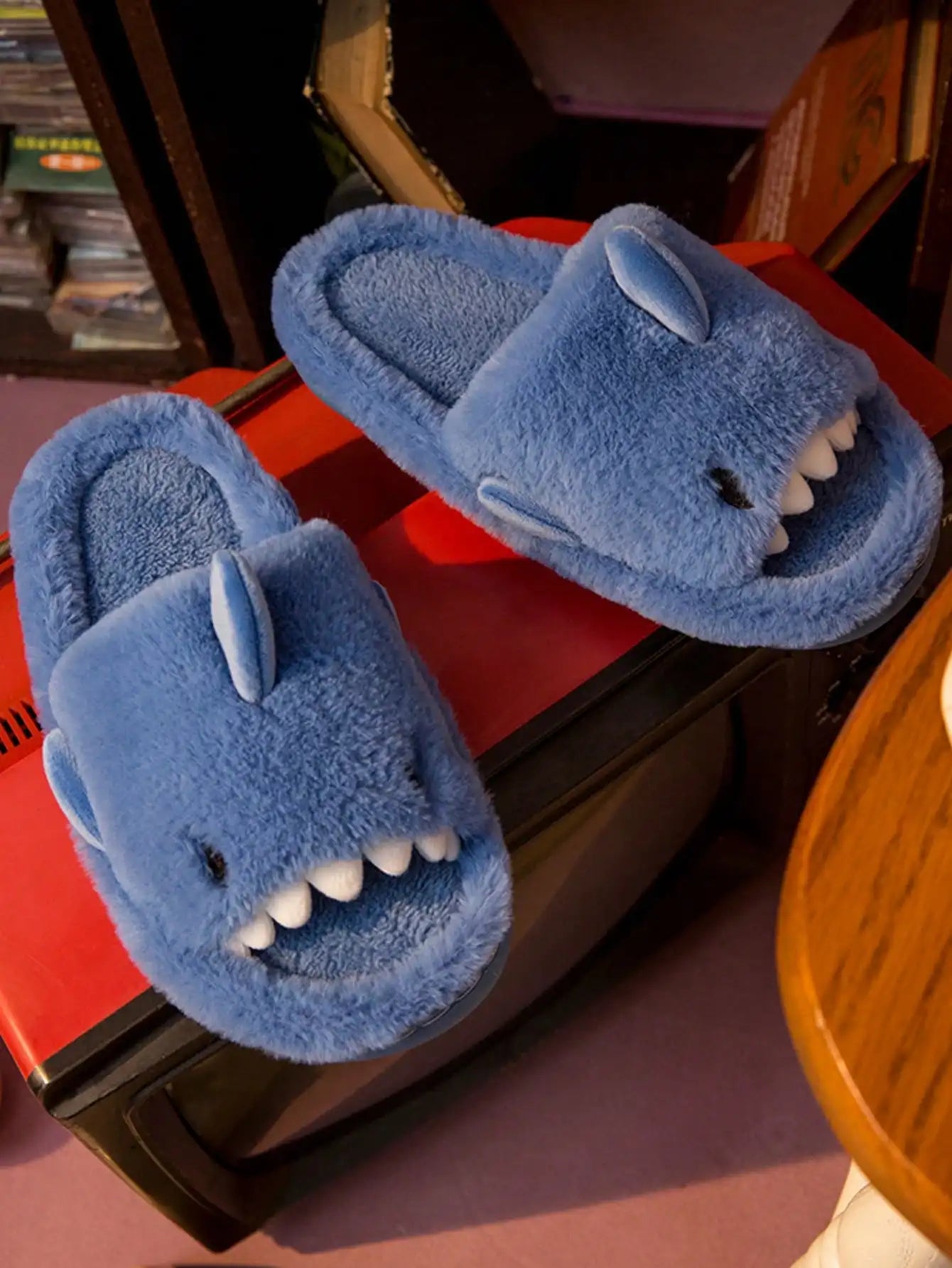 CozyStep™ Men’s Cartoon Plush Cotton Slippers – Soft, Warm & Comfortable Indoor Footwear