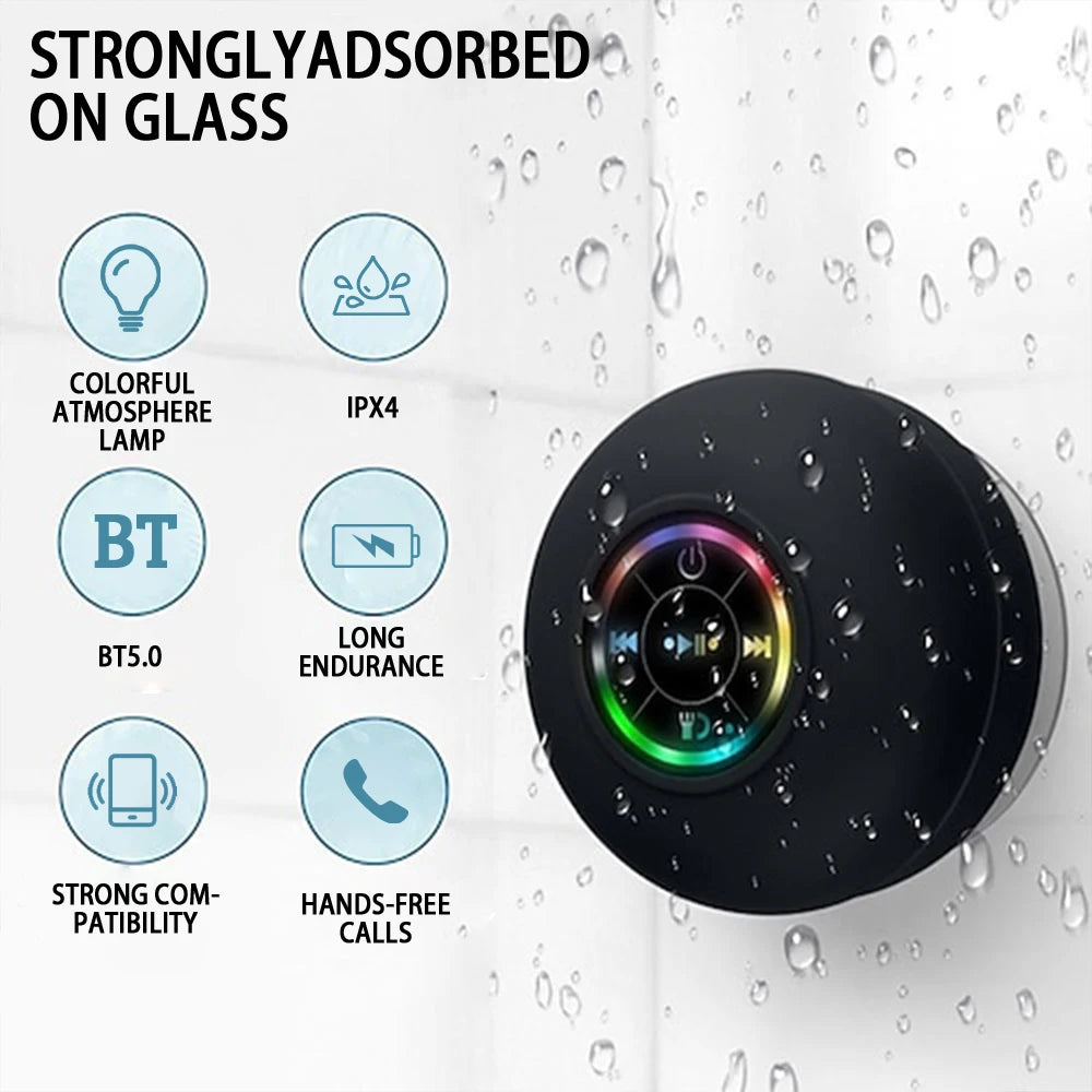 Portable Bluetooth Speaker – Waterproof LED