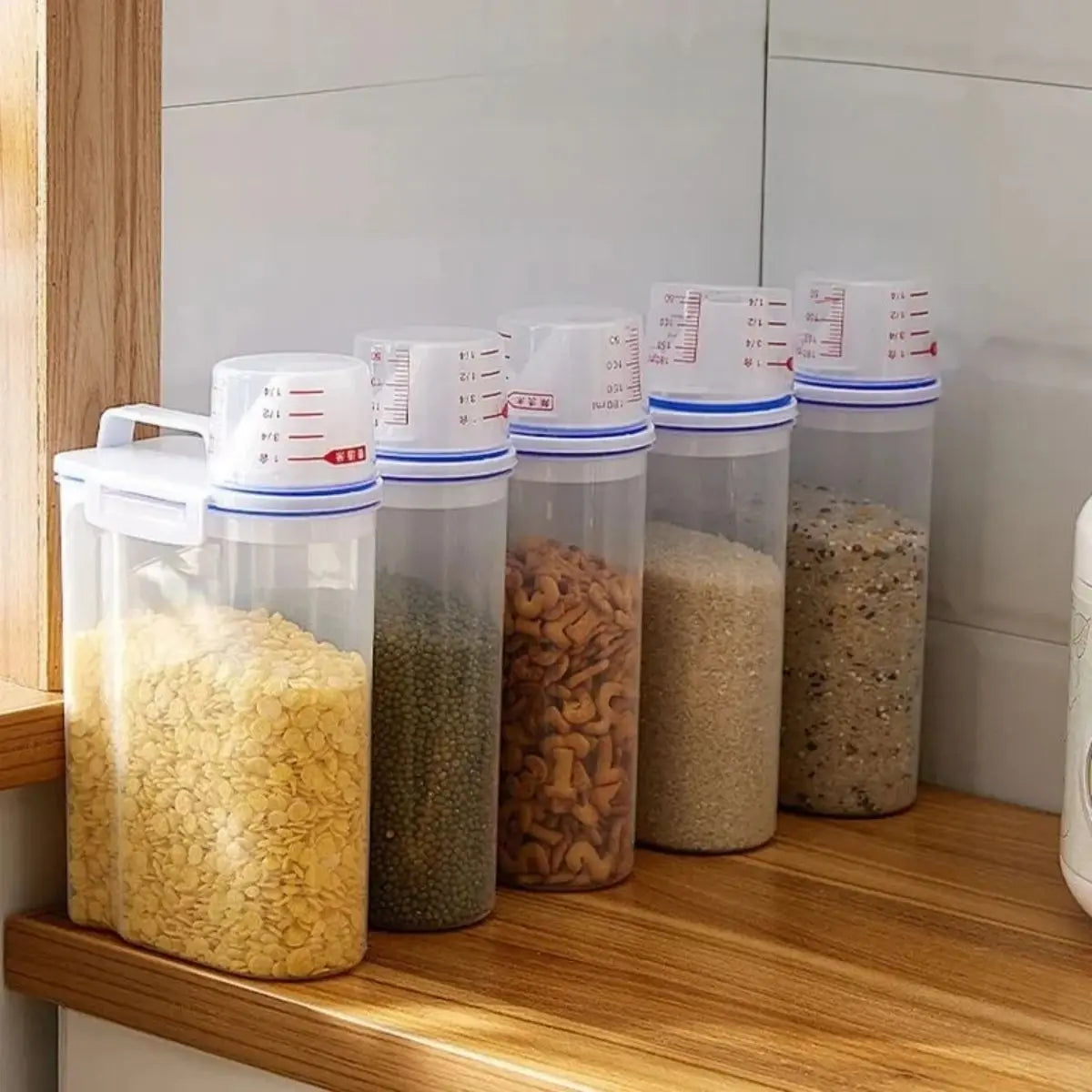 Rice & Grains Storage Canister – Measuring Cup Included