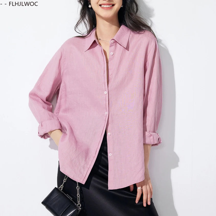 We.Fine AirLinen – Lightweight Relaxed Shirt for Women