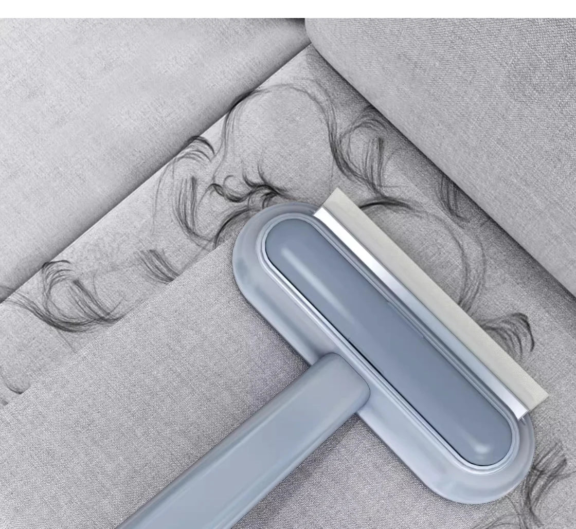 Multifunctional Pet Hair Remover Brush – Long Handle Manual Cat & Dog Fur Cleaning Tool